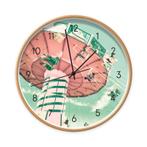 Kinderklok Wandklok Klok Zweefmolen Dutch Sprinkles, Info@dutchsprinkles.nl, Ophalen of Verzenden, Dutch Sprinkles, Klok