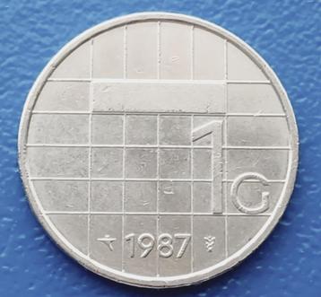 1 gulden 1987 - Beatrix UNC    beschikbaar voor biedingen