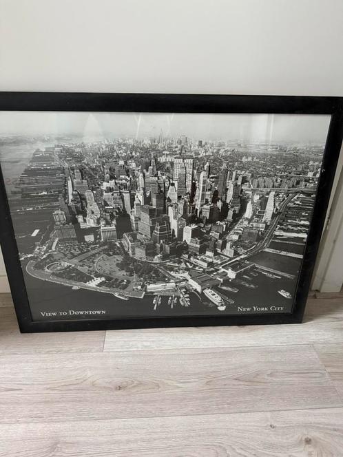 Downtown vieuw New york City te koop, Huis en Inrichting, Woonaccessoires | Schilderijen, Tekeningen en Foto's, Zo goed als nieuw