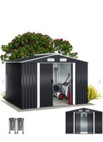 Tuinhuis Antraciet Metaal 260x205x180cm, Tuin en Terras, Tuinhuizen, Ophalen, 200 tot 400 cm, 250 tot 500 cm, Schuur