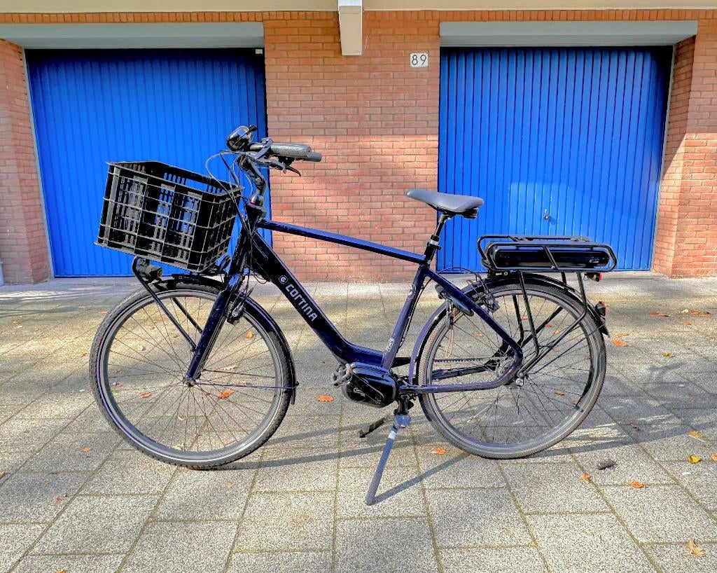 Cortina E-Common Beltdrive Ebike, Fietsen en Brommers, Elektrische fietsen, Zo goed als nieuw, Cortina, 55 tot 59 cm, 50 km per accu of meer