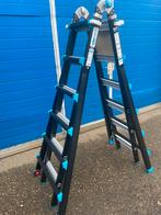 Eurostairs multifunctionele vouwladder 4x6, Doe-het-zelf en Verbouw, Ladders en Trappen, Ophalen, Zo goed als nieuw, 2 tot 4 meter