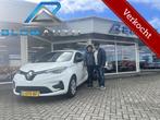 Renault Zoe R110 52 kWh HUURACCU CARPLAY+SCHERPE PRIJS!, Stof, Gebruikt, Zwart, Wit