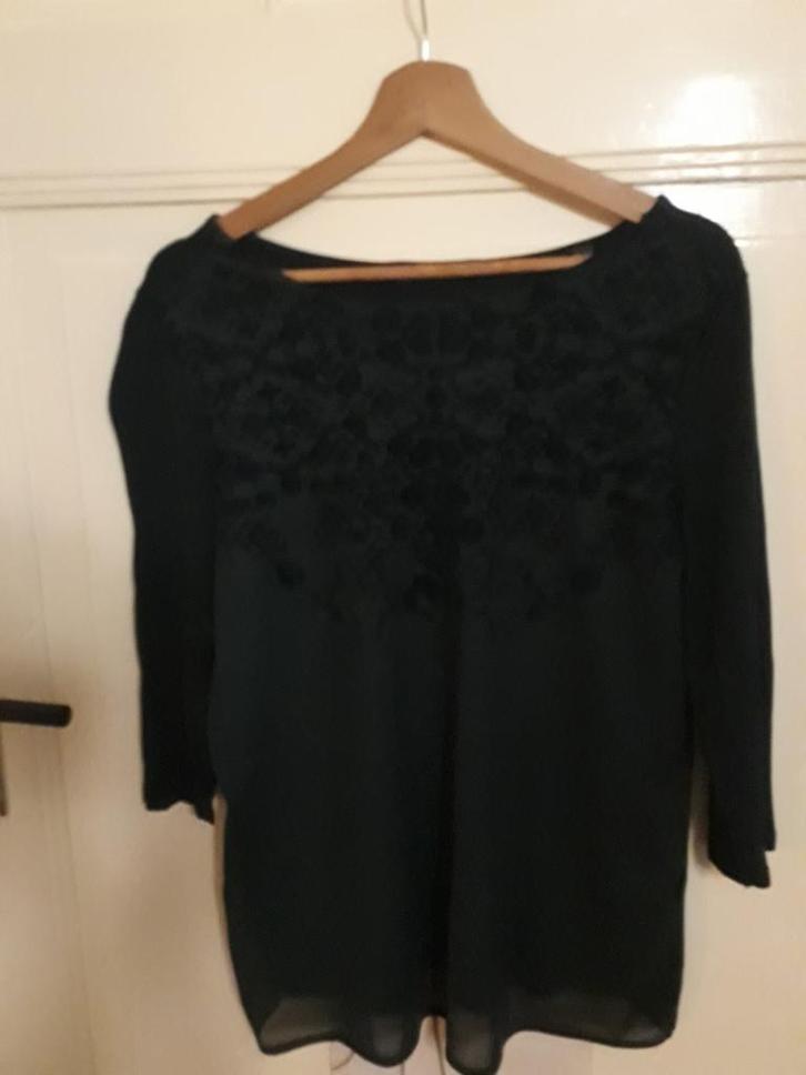 Mooie donkergroene top. Esprit. Maat L., Kleding | Dames, Tops, Zo goed als nieuw, Groen, Ophalen of Verzenden