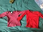 2x Wol/zijde t-shirts maat 86-92 cosilana en hocosa., Ophalen of Verzenden, Zo goed als nieuw, Jongetje of Meisje, Shirtje of Longsleeve