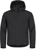 Clique Classic Hoody Softshell Jacket 0200912, -, Zwart, -, Ophalen of Verzenden