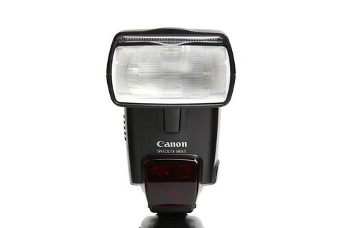 Canon Speedlite 580 EX flitser met 12 maanden garantie, Audio, Tv en Foto, Fotografie | Flitsers, Zo goed als nieuw, Canon, Kantelbaar