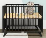 Bopita retrobox zwart met matras, Kinderen en Baby's, Boxen, Ophalen, Zo goed als nieuw