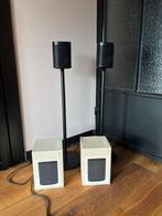 2x Sonos One (SL) met My Wall vloerstandaard (incl. dozen), Audio, Tv en Foto, Ophalen of Verzenden, Zo goed als nieuw, Sonos