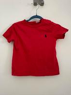 Kinder Ralph Lauren t-shirt tee shirt top rood katoen 80, Kinderen en Baby's, Babykleding | Maat 80, Ophalen of Verzenden, Zo goed als nieuw