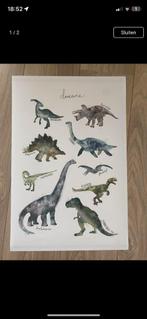 Poster dino’s, Antiek en Kunst, Ophalen of Verzenden, Natuur en Biologie