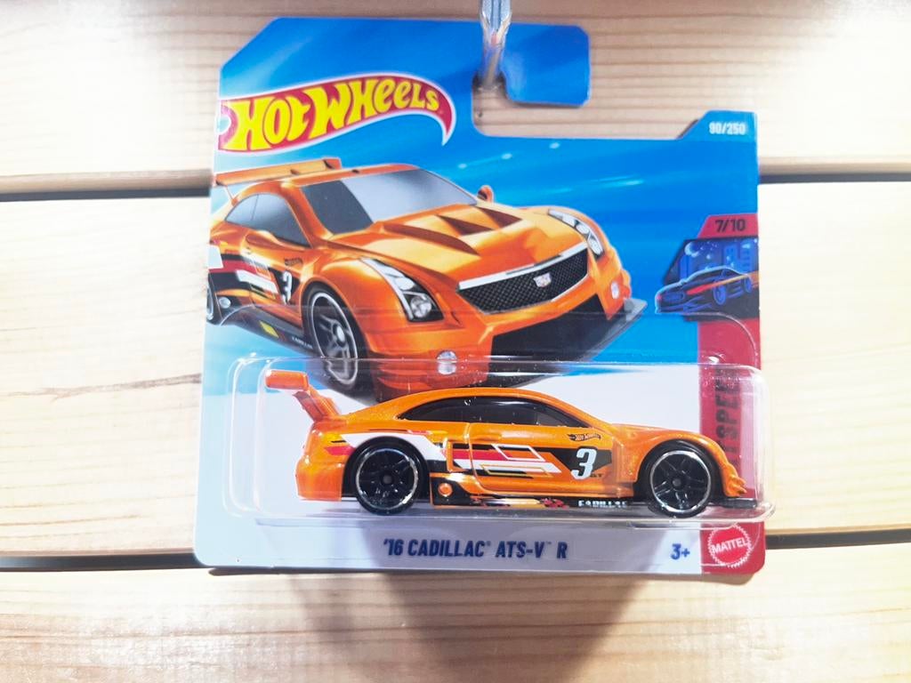 Cadillac ATS-V R Hotwheels, Ophalen of Verzenden, Zo goed als nieuw, Auto