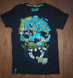 Zwart T-Shirt Skull Print C&A (158-164), Kinderen en Baby's, Kinderkleding | Maat 158, Gebruikt, C&A, Ophalen of Verzenden, Shirt of Longsleeve