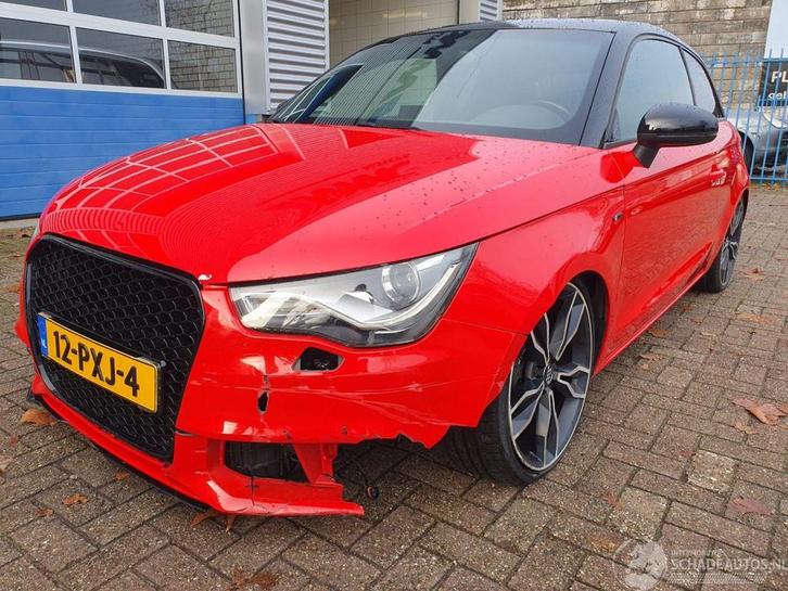Audi A1 1.4 TFSI S edition (bj 2011), Auto diversen, Schadeauto's, Audi, Handgeschakeld, Benzine, Overige carrosserieën, Rood