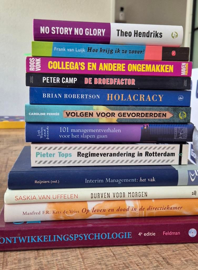 Stapeltje Boeken: Leiderschap & Organisatie, Ophalen of Verzenden, Gelezen, Management, Diverse auteurs