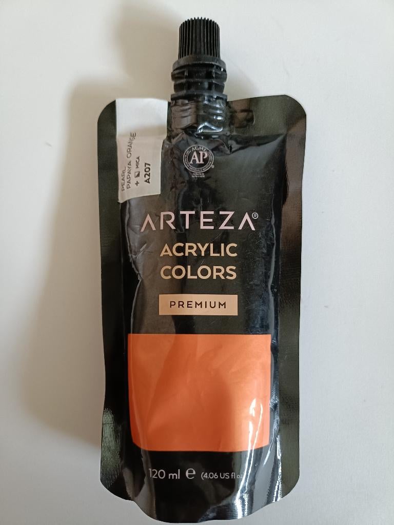 Metallic acrylverf papaya orange, Ophalen of Verzenden, Nieuw, Acrylverf