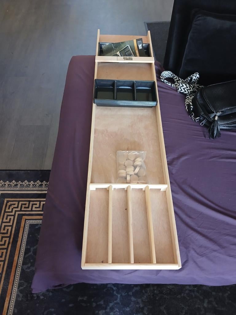 Nieuwe Borrel Sjoelbak - Compact & Compleet, Een of twee spelers, Ophalen of Verzenden, Nieuw, Reisspel