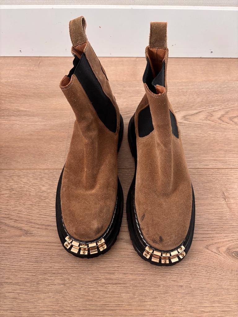 Sandro laarzen maat 40, Kleding | Dames, Schoenen, Bruin, Lage of Enkellaarzen, Sandro, Ophalen of Verzenden