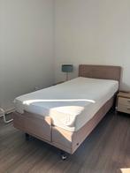 Elektrisch verstelbaar bed Pullman 100x200, Ophalen, 90 cm, Eenpersoons, Beige