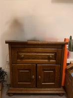 Massief houten ladekast met deuren, Ophalen, Gebruikt, 1 of 2 laden, 50 tot 100 cm