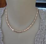 zilveren schakel ketting [381], Verzenden, Zo goed als nieuw, Zilver, Zilver