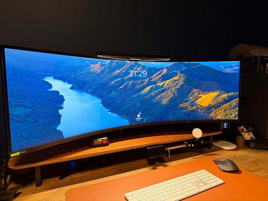 Samsung Odyssey G9 Ultrawide 49 inch Gaming Monitor, Computers en Software, Monitoren, Curved, VA, Zo goed als nieuw, 1 tot 2 ms