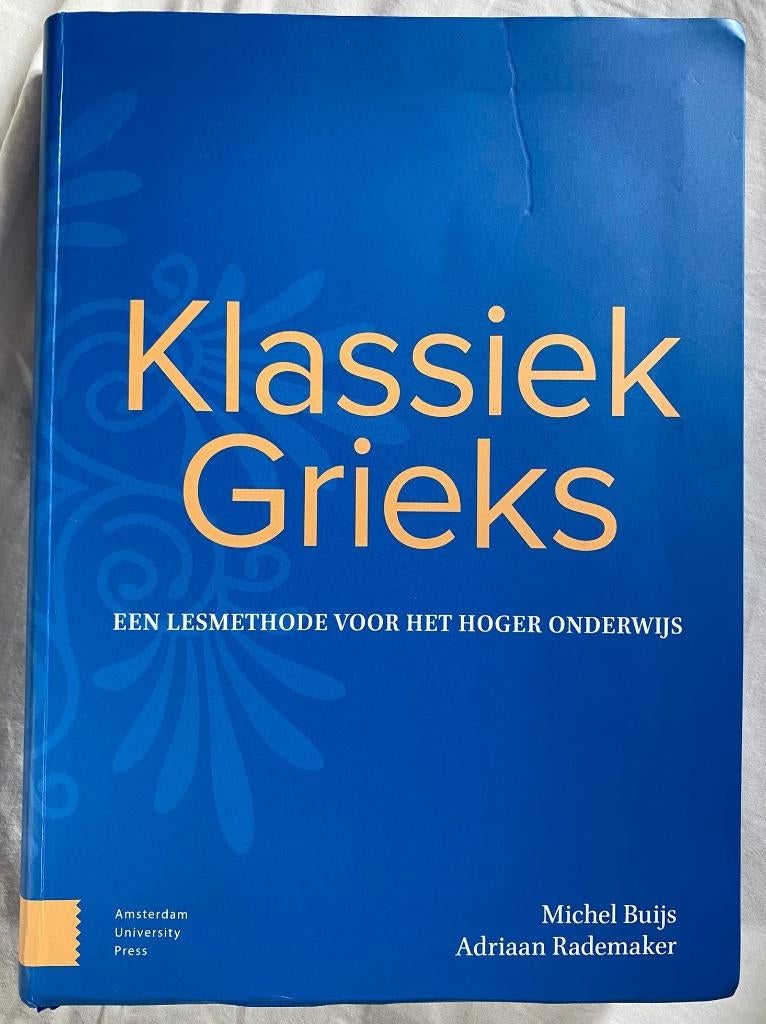 Klassiek Grieks - Een lesmethode voor het hoger onderwijs, Boeken, Gelezen, Ophalen of Verzenden, WO, Michel Buijs en Adriaan Rademaker