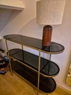 Prachtige sidetable!!!, Ophalen, Gebruikt, 100 tot 150 cm, Glas
