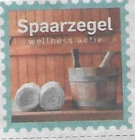 Sauna zegels uit krant 4 voor 2 euro!, Kortingsbon, Spa of Sauna