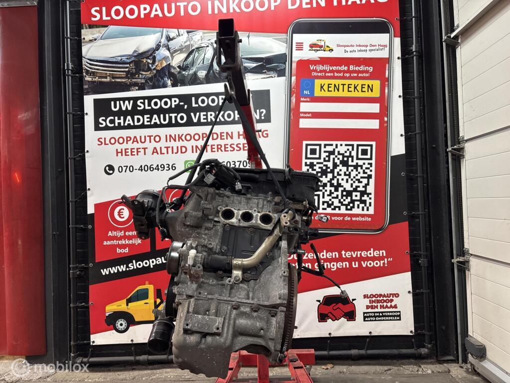 Toyota Yaris ('11-'20) 1.0 12V Motorblok 1KRFE 103.289 KM, Auto-onderdelen, Gebruikt, Toyota, Ophalen of Verzenden, Toyota