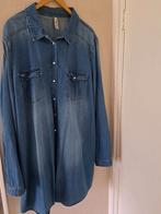 leuke dames jeans blouse z.g.a.n., Kleding | Dames, Ophalen of Verzenden, Zo goed als nieuw, Maat 46/48 (XL) of groter, Blauw