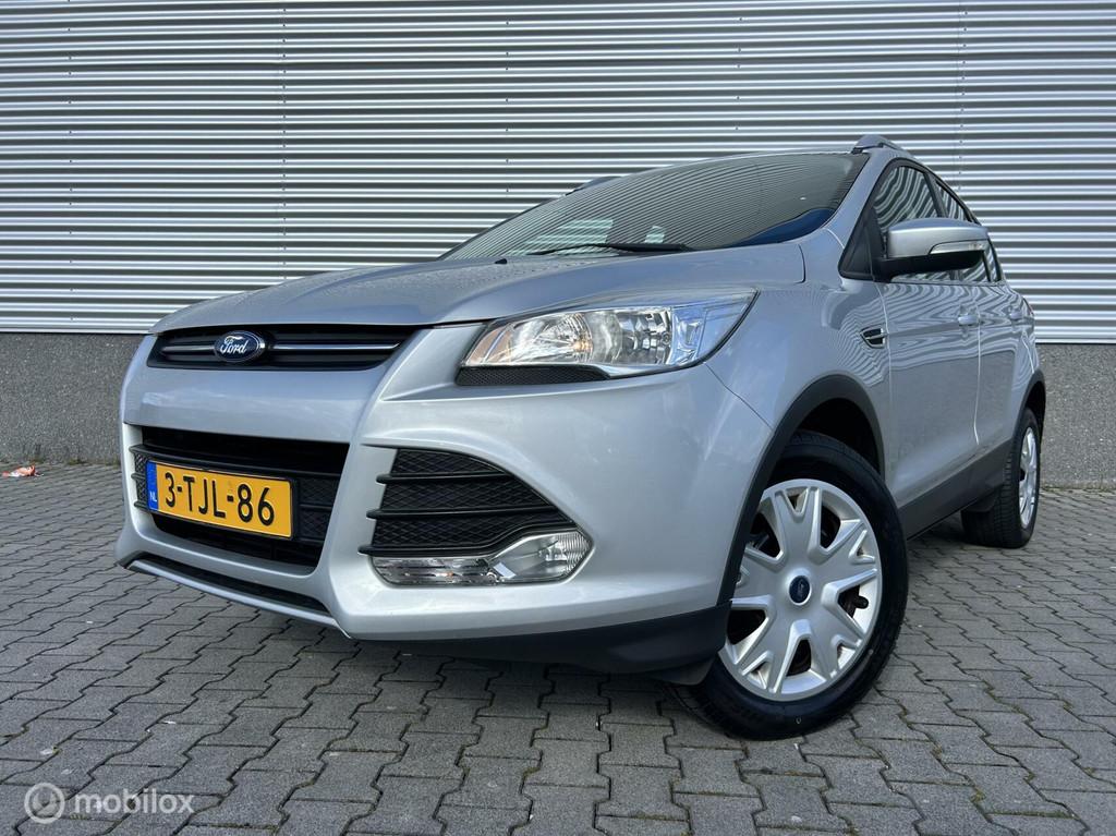 Ford Kuga 1.6 Trend 2014 airco,cruise, Nieuwe apk, Voorwielaandrijving, Euro 5, Gebruikt, Zwart