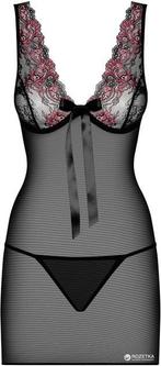 Obsessive ``MUSCA`` Chemise Zwart maat S/M (794), Obsessive, Ophalen of Verzenden, Zwart, Setje