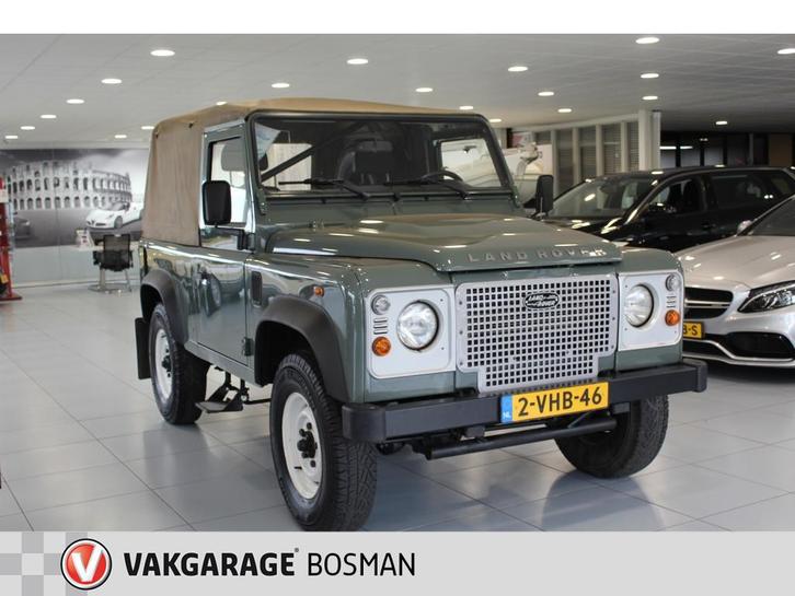 Land Rover Defender 2.4 TD Soft Top 90 / Unieke uitvoering, Auto's, Bestelauto's, Bedrijf, Te koop, ABS, Alarm, Radio, Startonderbreker