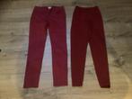 Bordeauxrode broek en legging  - Maat S, Legging, Maat 36/38 (S), Ophalen of Verzenden, Zo goed als nieuw