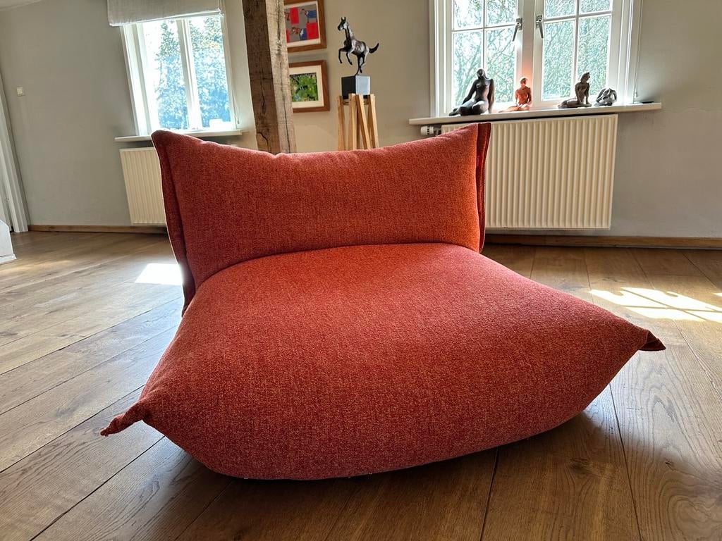 Fatboy fateuile BonBaron oranje, Huis en Inrichting, Zitzakken, Ophalen, Zo goed als nieuw, Oranje, Zitzakstoel