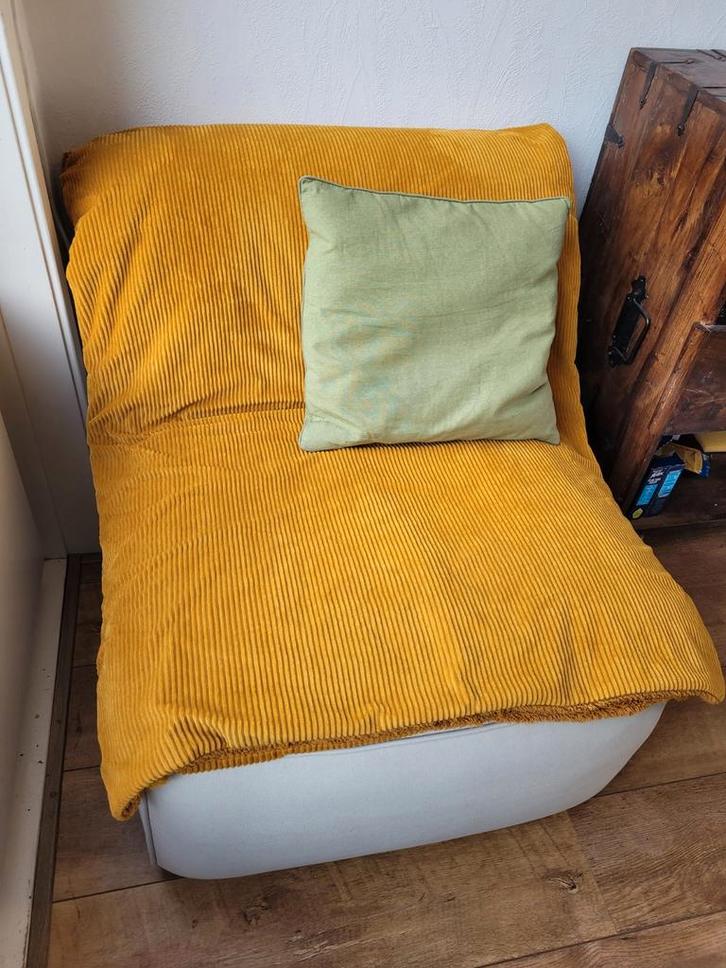 Gratis fijne fauteuil stoel, Huis en Inrichting, Slaapkamer | Slaapbanken, Gebruikt, 90 cm, Eenpersoons, Ophalen