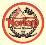 Norton Motorcycles sticker #10, Motoren, Ophalen of Verzenden