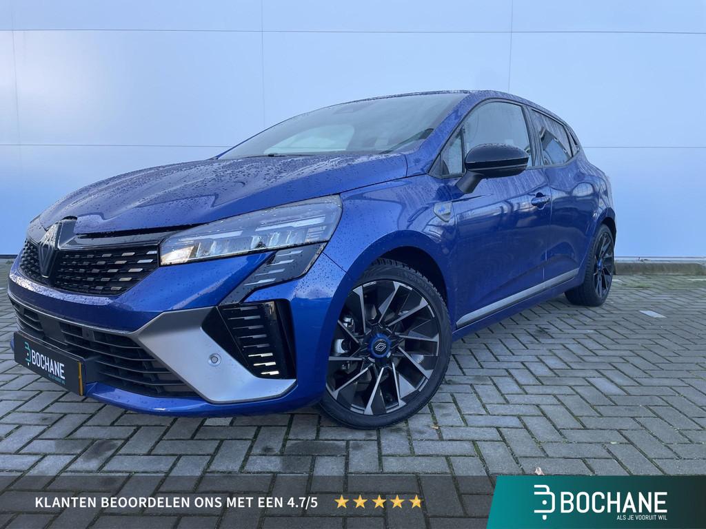 Renault Clio 1.6 E-Tech Full Hybrid 145 esprit Alpine | Crui, Auto's, Renault, Gebruikt, Met garantie (alle), Blauw, Leder en Stof