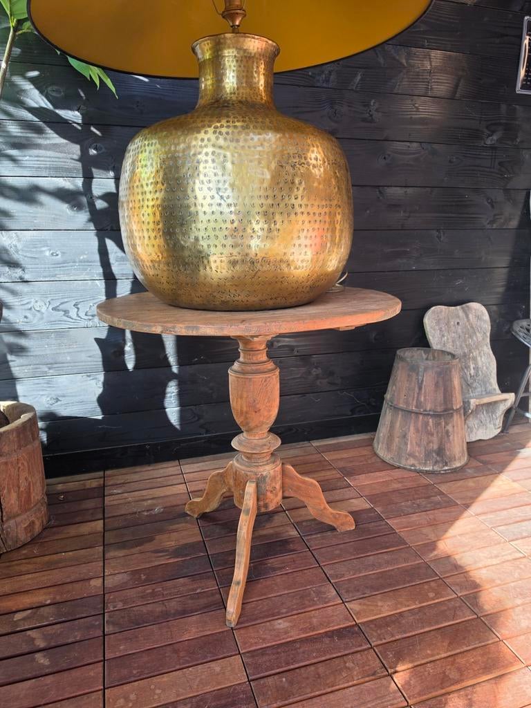 Hoffz wijntafel Origineel, Ophalen, Rond, Zo goed als nieuw, 75 cm of meer
