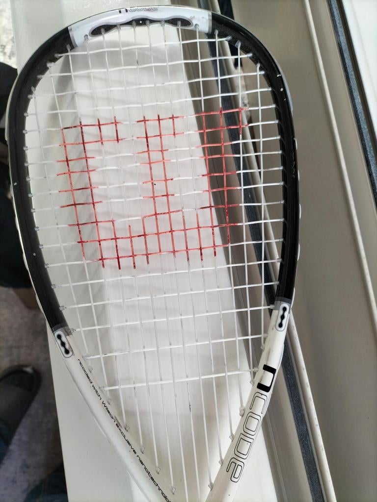Wilson nCode nFLASH Squashracket, Sport en Fitness, Squash, Ophalen, Gebruikt, Racket