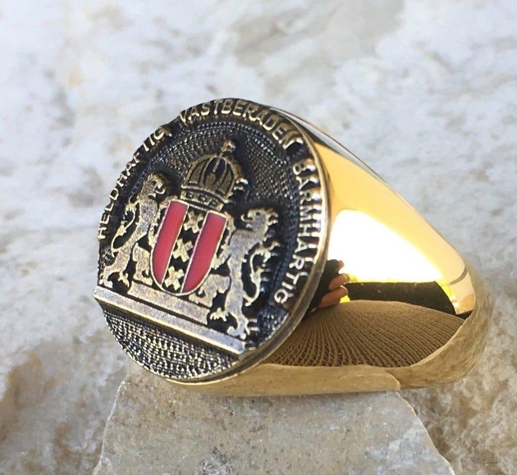 Ring stadswapen Amsterdam, Sieraden, Tassen en Uiterlijk, 20 of groter, IJzer of Staal, Nieuw, Ophalen of Verzenden