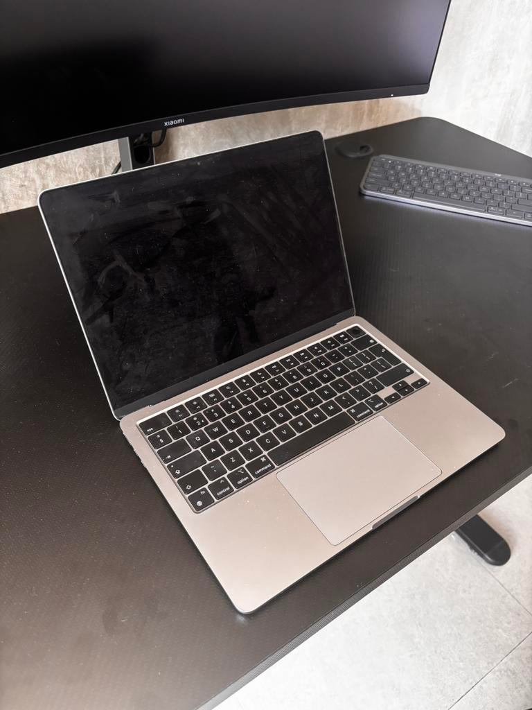 Apple Macbook Air M3 13 inch (2024) - Zo goed als nieuw, 256 GB, Qwerty, 8 GB, 13 inch