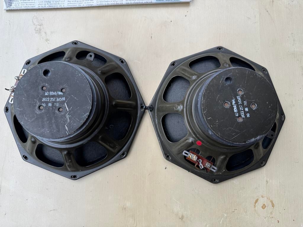 Philips 8 inch woofers, Audio, Tv en Foto, Luidsprekers, Ophalen, Philips, Gebruikt, Minder dan 60 watt