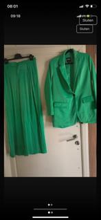 Zara Dames Broek Set Groen - Maat XS (valt als S), Kleding | Dames, Broeken en Pantalons, Ophalen of Verzenden, Zo goed als nieuw