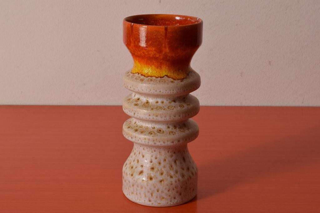 Retro vintage jaren 70 fat lava Modica Gouda vaas, Ophalen of Verzenden