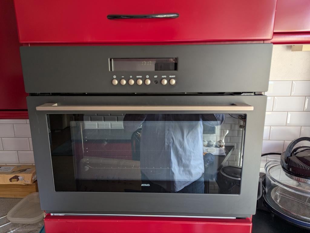 ATAG combimagnetron - Zo goed als nieuw - Hoogvliet, Ophalen, Combimagnetron, Zo goed als nieuw, Inbouw