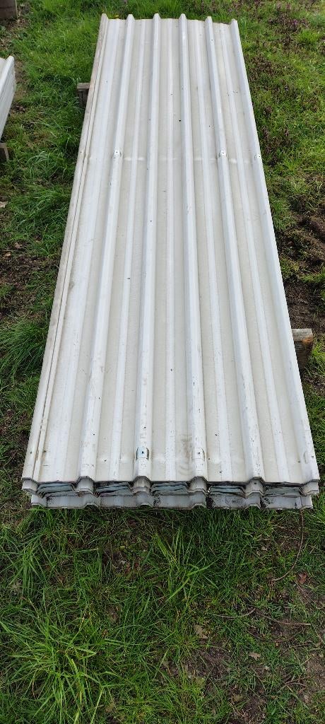 213 dakplaten 360cm lang 100cm breed, Gebruikt, Overige kleuren, 15 m² of meer, Metaal