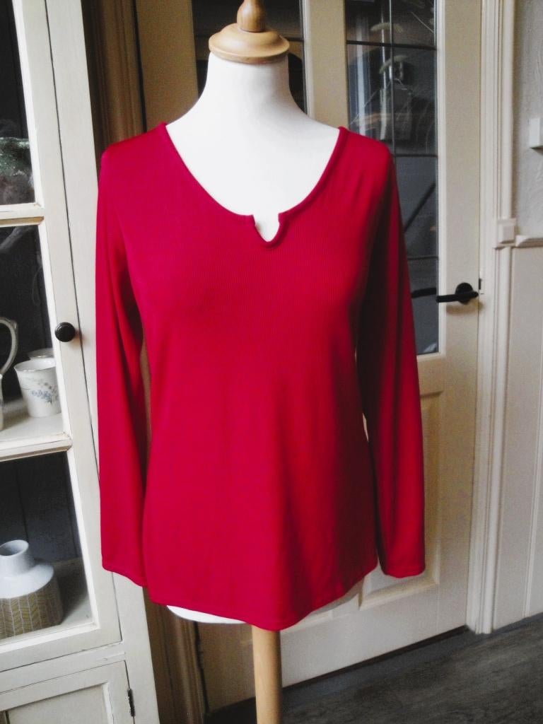 Rood topje BOOHOO maat L (z.g.a.n.), Kleding | Dames, Boohoo, Maat 42/44 (L), Ophalen of Verzenden, Zo goed als nieuw