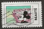 Frankrijk 398, mickey mouse, Postzegels en Munten, Verzenden, Gestempeld